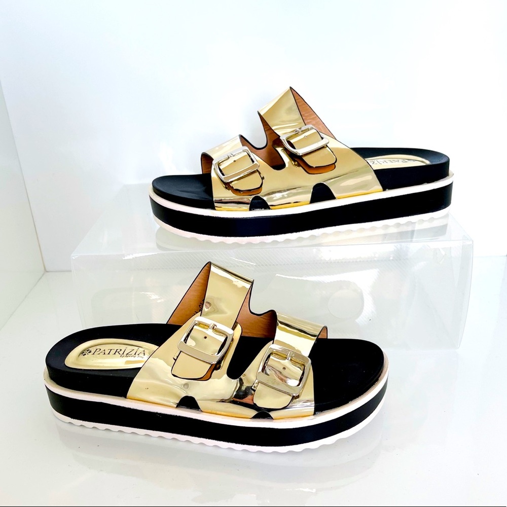 Patrizia by Spring Step Avana Gold Sandals